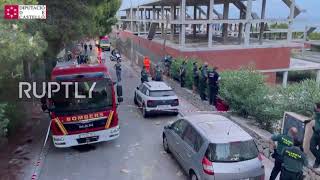 Spain: At least two people trapped after building collapse in eastern province