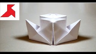 Как сделать оригами ПАРОХОД из бумаги А4, своими руками?