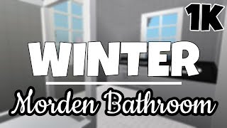 ROBLOX | Winter Modern Bathroom | Welcome To bloxburg