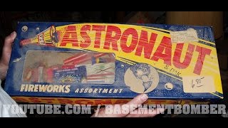 ★ VINTAGE FIREWORKS ★ ICC CLASS "C" ★ ASTRONAUT ASSORTMENT ★ SIOUX FALLS, SD 1967 ★