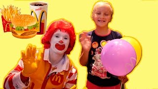 McDonalds. Встреча с Рональдом МакДональдом. Шоу в МакДональдсе