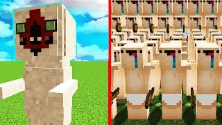 СКУЛЬПТУРА SCP-173 ПРОТИВ 1000 КЛОНОВ НУБА В МАЙНКРАФТ ТРОЛЛИНГ! THE SCULPTURE VS 100000 NOOBS
