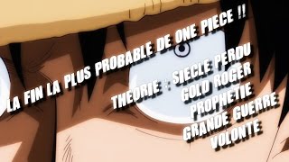 LA FIN DE ONE PIECE | Théorie ONE PIECE.
