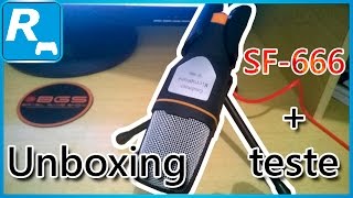 RivasPlays - Unboxing Microfone SF - 666 + teste.