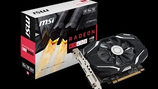 Распаковка видеокарты MSI Radeon RX 460 4GB