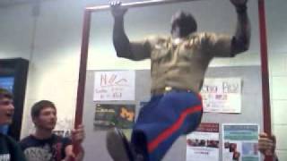 Insane biceps on Marine, pull ups