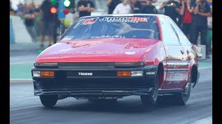 NEW WORLD RECORD 5.94 @ 242 MPH EL HUMILDE 2JZ AE86 3/4 CHASSIS