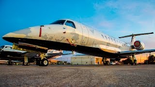 [FullHD] Private Embraer Legacy 650 takeoff São José do Rio Preto - SP - SBSR