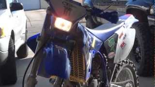 Yamaha WR450 8000k HID install