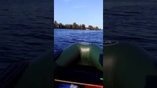 Шмель 3.6 первые часы обкатки, лодка 2.80 с навесным транцем