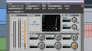 Pro tools 8LE Tutorial - Side chaining 1 of 2