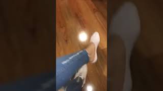 Cute viet girl sneaker feet