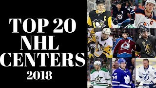 Top 20 NHL Centers 2018