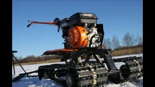 Мотоблок PATRIOT Dakota Pro в качестве снегохода