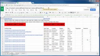 Google Sheets Script to Remove Empty Columns & Remove Empty Rows Automatically