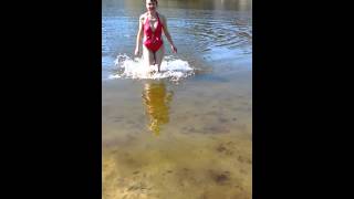 Моржевание 9 апреля 2016.  ОТДЫХАЕМ С ДЕТЬМИ в Пуще Водице.