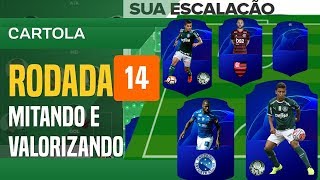 Dicas 14° Rodada - Cartola FC -  ULTIMA PONTUAÇÃO 101 PONTOS