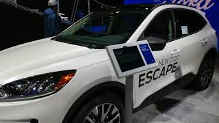2020 PEARL METALLIC WHITE FORD ESCAPE @ 2019 NY AUTO SHOW