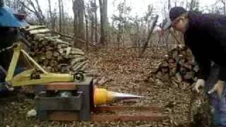 Tractor PTO and ford rearend log Splitter