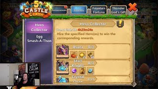 Rolling 70000 Gems For Hero Collector ARE YOU READY Castle Clash