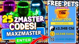 25 SECRET ELEMENT Z-MASTER PET CODES IN NINJA LEGENDS! *MAX PETS* Roblox