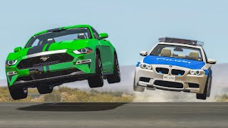 Epic Police Chases #54 - BeamNG Drive | CRASHdriven