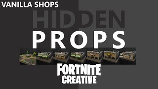 Fortnite Creative: Hidden Props - Vanilla shop prefabs