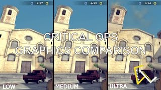 Critical Ops Graphics Comparison (Low - Medium - Ultra)
