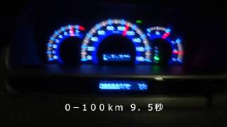 【ミニバン 200馬力】RB1 オデッセイ 後期 アブソルート 0-100km 9.5秒フル加速