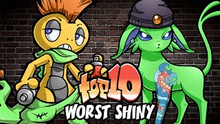 Top 10 WORST Shiny Pokémon! (Feat. TheHeatedMo)