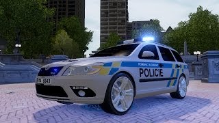 GTA IV Škoda Octavia Combi RS - policie [HD]