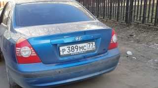 Elantra J3, открытие багажника