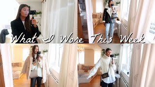 What I Wore This Week | 7 Winter Outfits | AMY-BETH