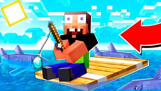 100 ДНЕЙ НА ПЛОТУ В МАЙНКРАФТ! Minecraft, но это RAFT