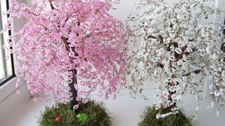 Сакура из бисера-Домашняя энциклопедия