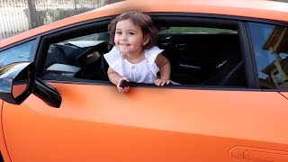 BABY DRIVES LAMBO!!! (THE FIRST BABY DRIVER)