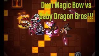 Dual Magic Bow VS Baby Dragon Bros!!! (Soul Knight)