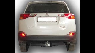Установка фаркопа Leader T116 - F/FC/F(N). TOYOTA RAV4 (внедорожник), 2012 -...г.в.