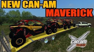 FARMING SIMULATOR 2017 | NEW CAN-AM MAVERICK RIPPIN' SOME MUD | CAN-AM RELEASE!