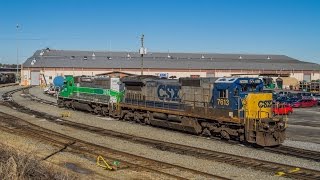 Leasers, Horn Shows and More: CSX and NS Action, Richmond, VA- 1/28/2015