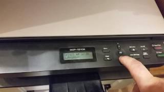 How to reset Brother DCP-1510E toner low