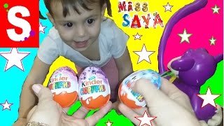 Киндер Сюрприз Май Литл Пони Новые с Мисс Сая Kinder Surprise My Little Pony 3 New unboxing eggs