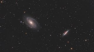 M81 M82 Processing Step 1 PixInsight and Photoshop