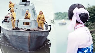 日軍乘著軍艦入侵村莊，殊不知早已被村姑發現，準備迎敵！