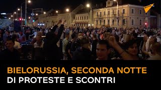 Bielorussia, seconda notte di proteste e scontri tra polizia e manifestanti