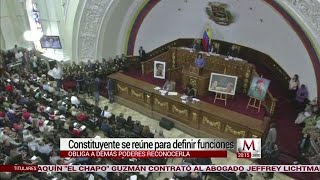 Constituyente venezolana se reúne para definir funciones