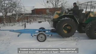 Вездеход Ругуй, зимнее болото.