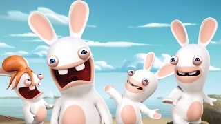 Rabbids Invasion **English Game for Kids ** Зайцы Засранцы (Нашествие Кроликов) #1