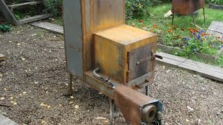 Супер буржуйка для гаража. Super burning stove for the garage.