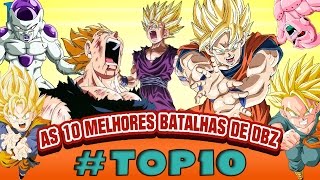AS 10 MELHORES LUTAS DE DRAGON BALL Z | Player Solo